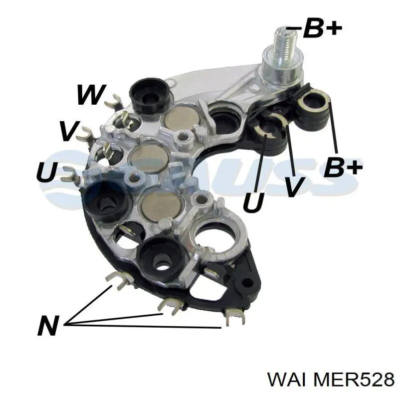 MER528 WAI Mostek prostowniczy alternatora = Moster diodowy alternatora