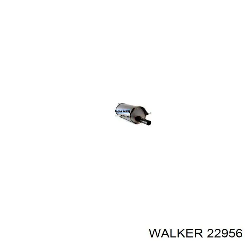 Do koszyka 44300FC030 Subaru Tłumik, tylna część