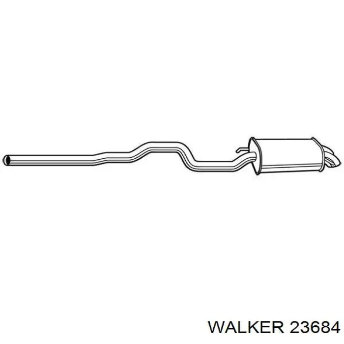 Tłumik, tylna część VAG 7E0253609M cena, od 79,80 USD