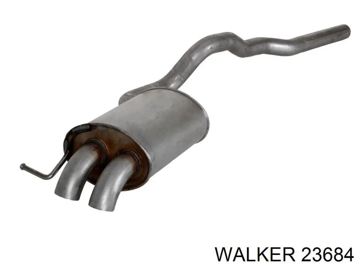 7E0253609M VAG Tłumik, tylna część