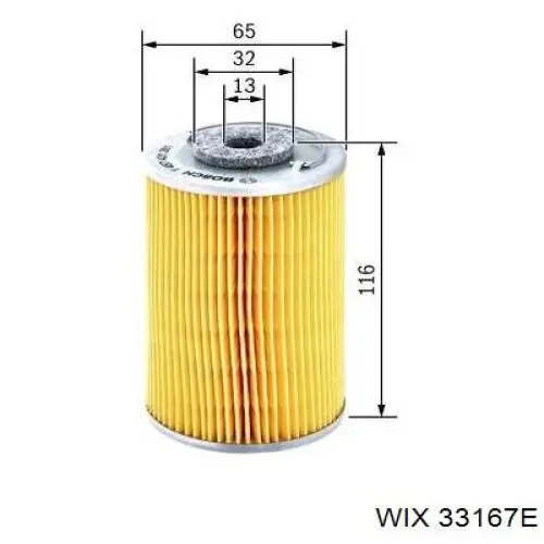 Do koszyka 33167E WIX Filtr paliwa