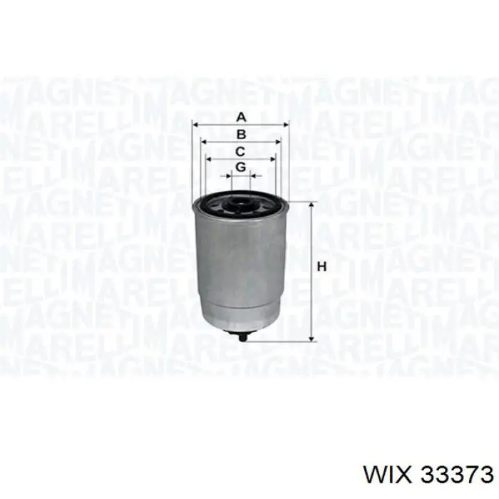 33373 WIX Filtr paliwa