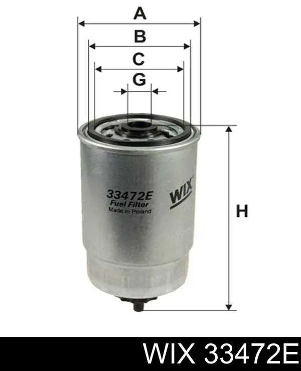 Filtr paliwa WIX 33472E cena, od 11,29 USD