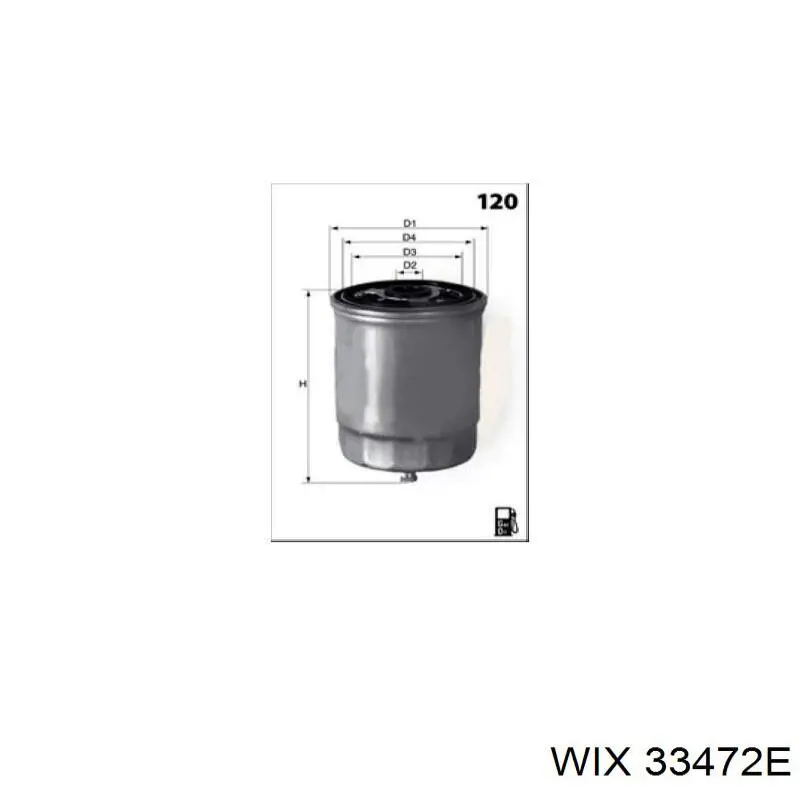 Do koszyka 33472E WIX Filtr paliwa