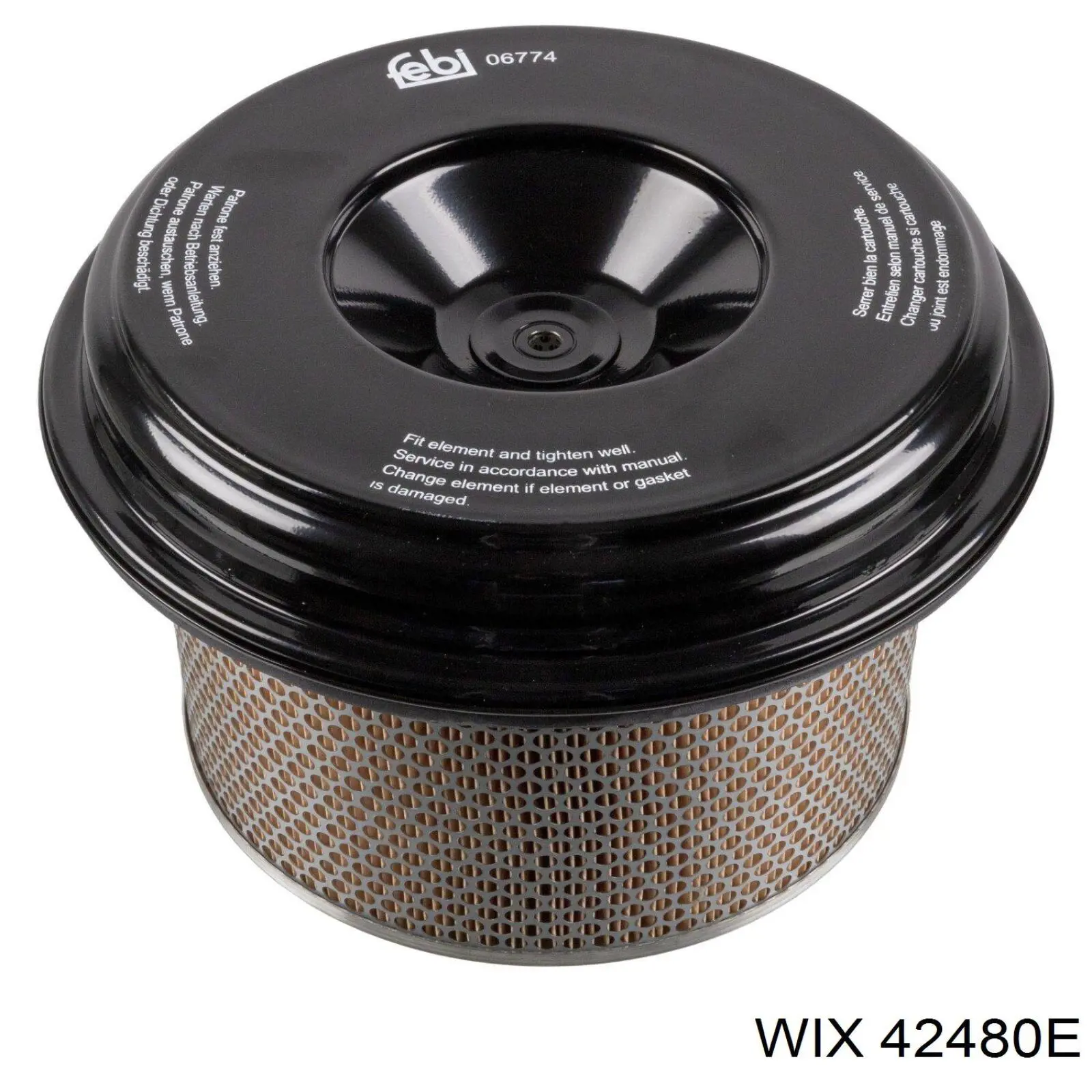 Do koszyka 42480E WIX Filtr powietrza