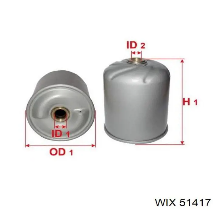 Filtr oleju WIX 51417 cena, od 26,50 USD