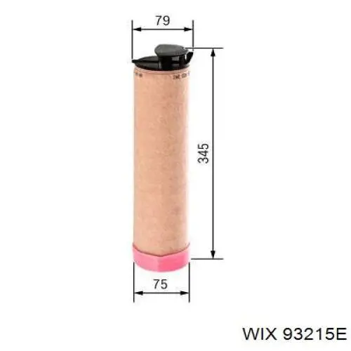 Filtr powietrza WIX 93215E cena, od 23,18 USD