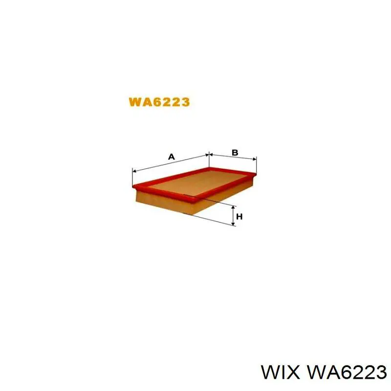 Do koszyka WA6223 WIX Filtr powietrza