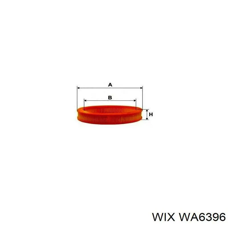WA6396 WIX Filtr powietrza