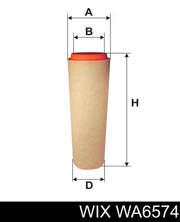 WA6574 WIX Filtr powietrza