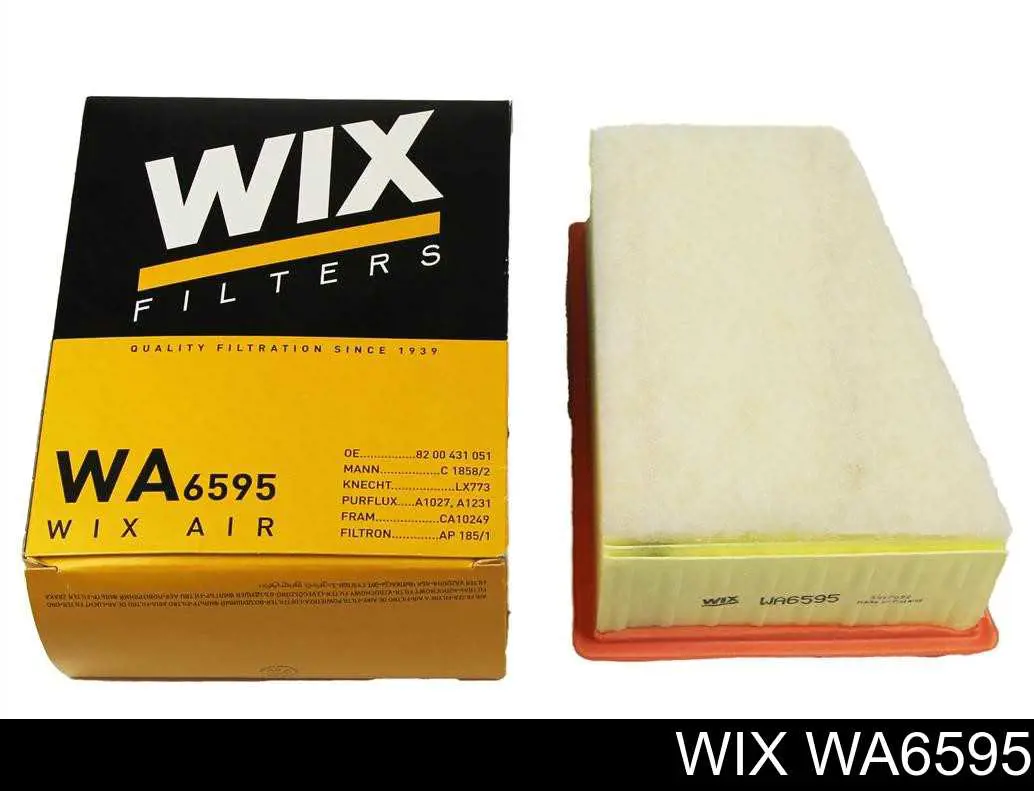 Do koszyka WA6595 WIX Filtr powietrza