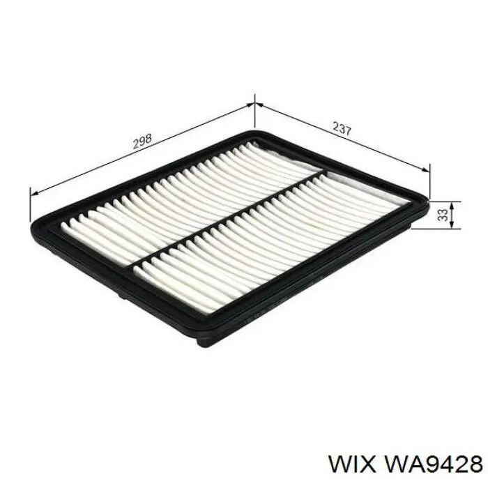Do koszyka WA9428 WIX Filtr powietrza