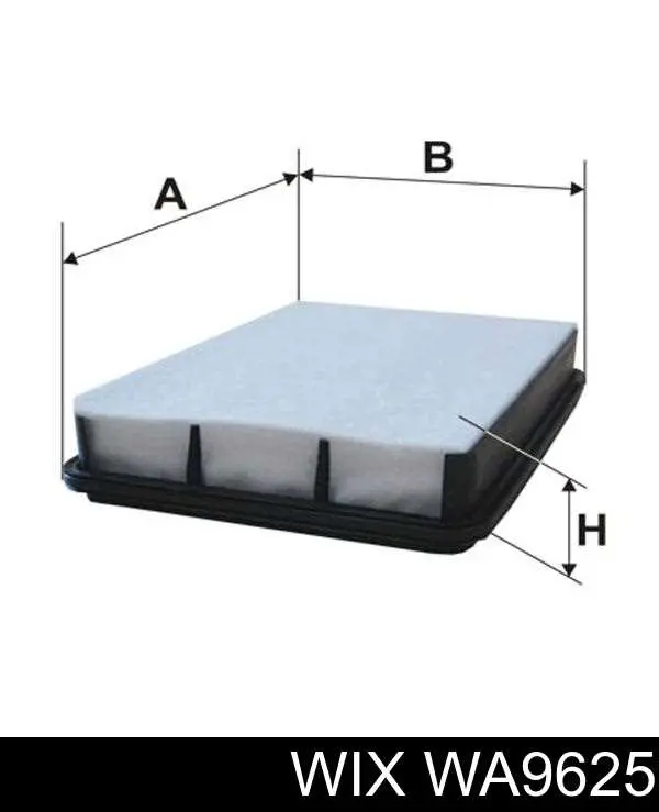 Do koszyka WA9625 WIX Filtr powietrza