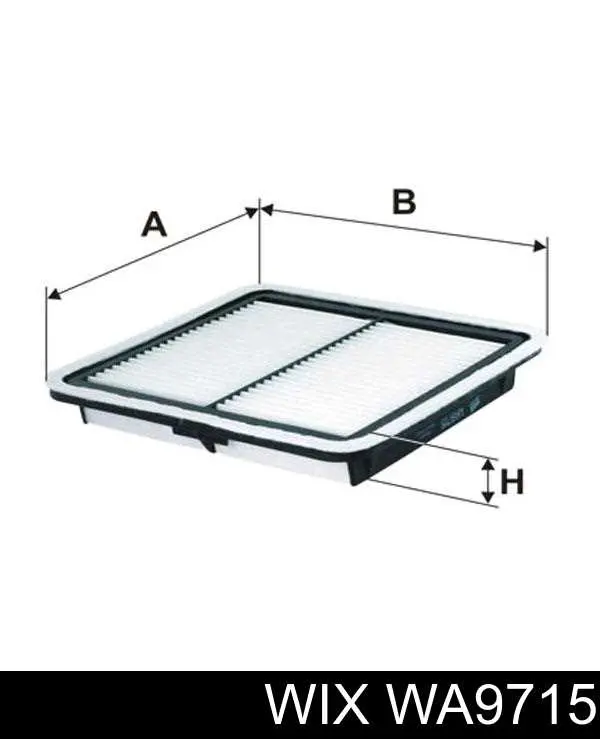 Filtr powietrza WIX WA9715 cena, od 8,04 USD