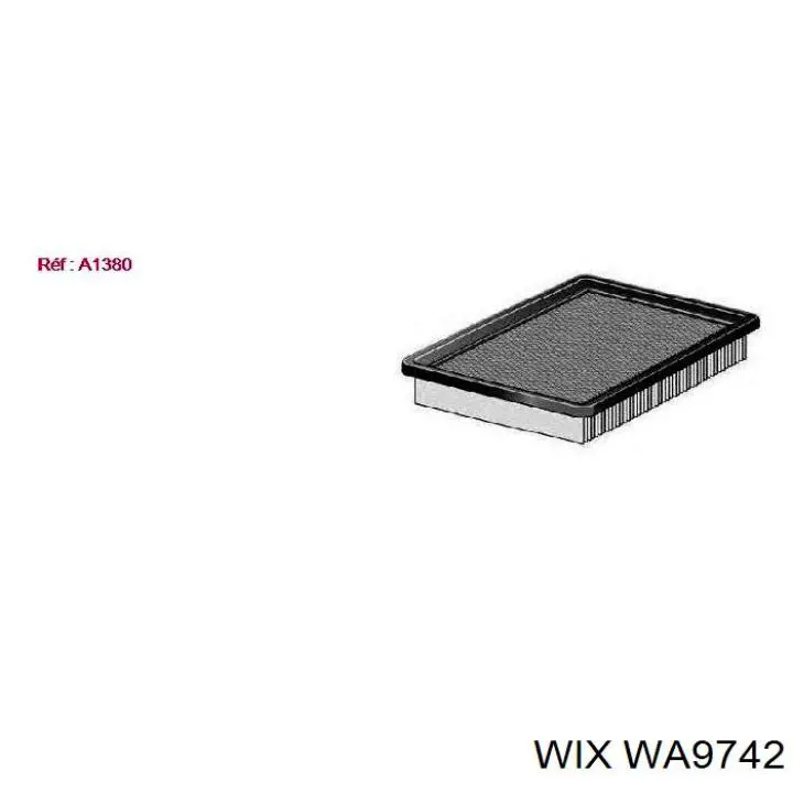 Filtr powietrza WIX WA9742 cena, od 17,17 USD