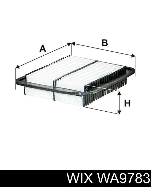 WA9783 WIX filtr powietrza