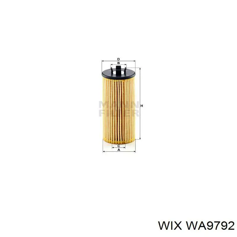 Do koszyka WA9792 WIX Filtr powietrza