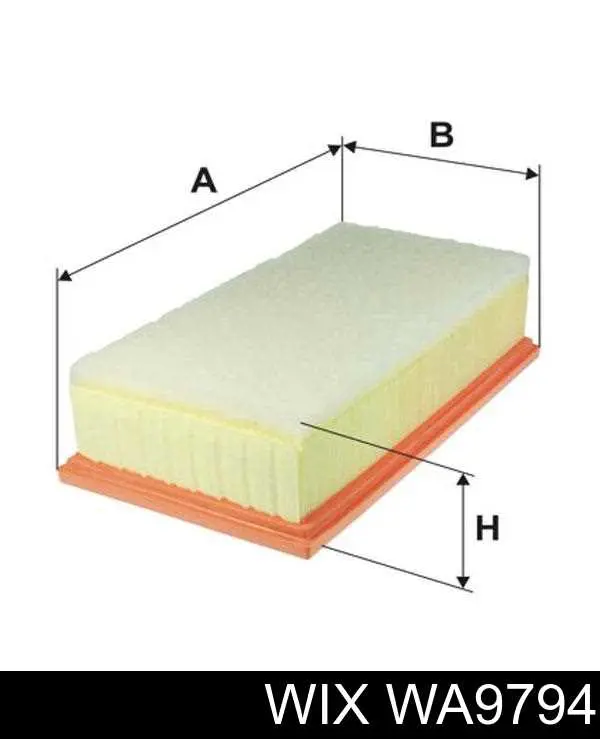 WA9794 WIX filtr powietrza