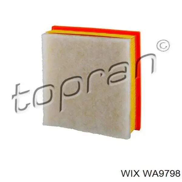 Filtr powietrza WIX WA9798 cena, od 10,32 USD