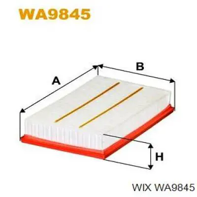 WA9845 WIX filtr powietrza