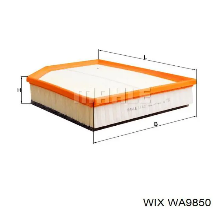 Filtr powietrza WIX WA9850 cena, od 17,06 USD