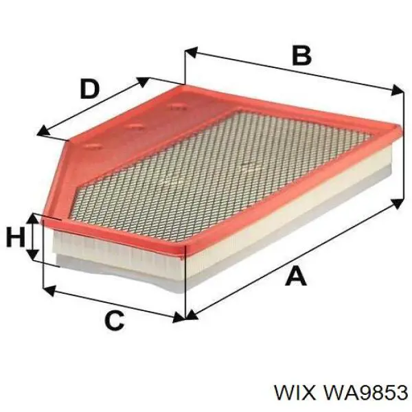 Filtr powietrza WIX WA9853 cena, od 15,49 USD