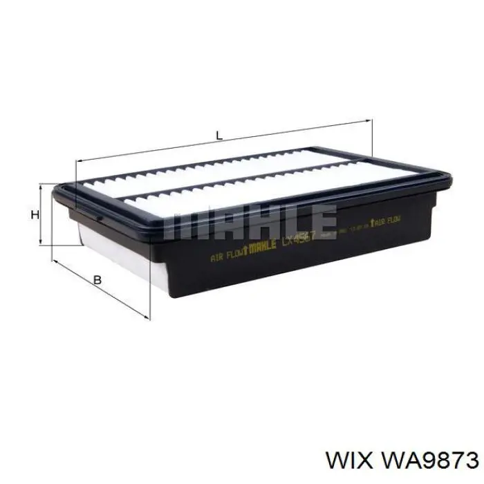 WA9873 WIX Filtr powietrza