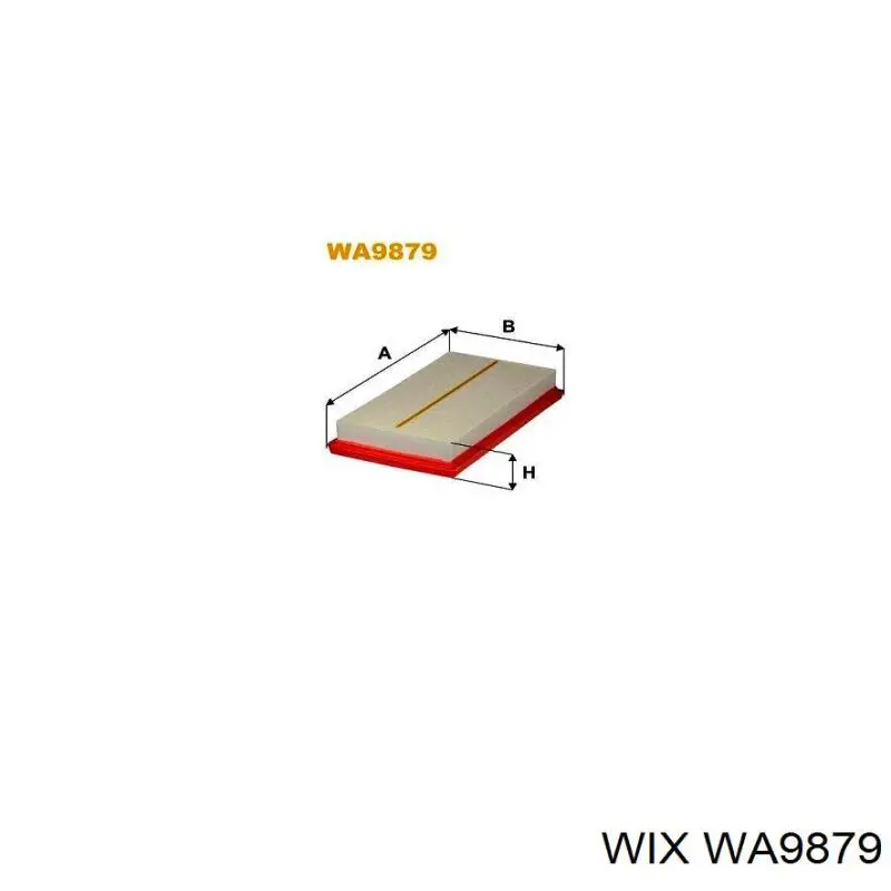 Filtr powietrza WIX WA9879 cena, od 10,61 USD