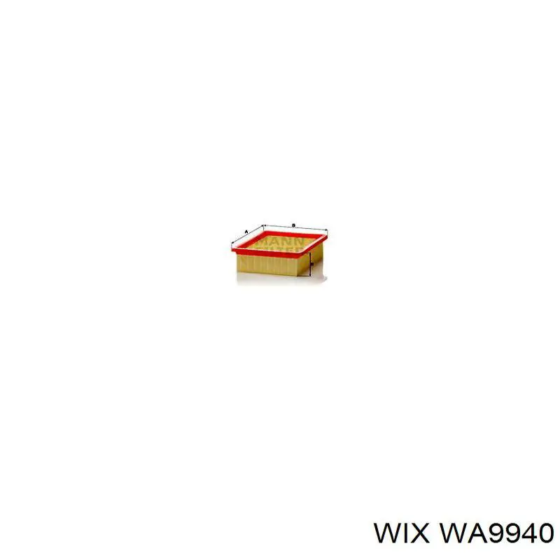 Filtr powietrza WIX WA10095 cena, od 9,63 USD