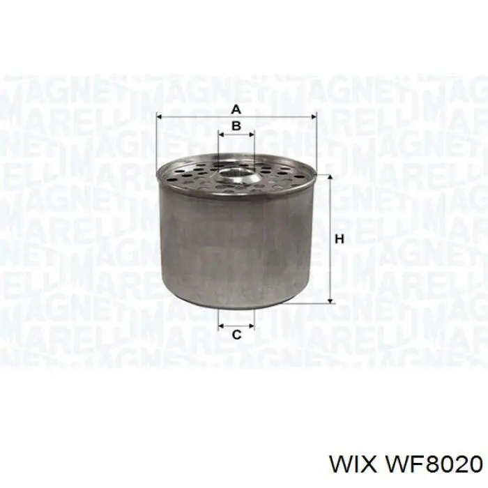 Filtr paliwa WIX WF8020 cena, od 8,80 USD