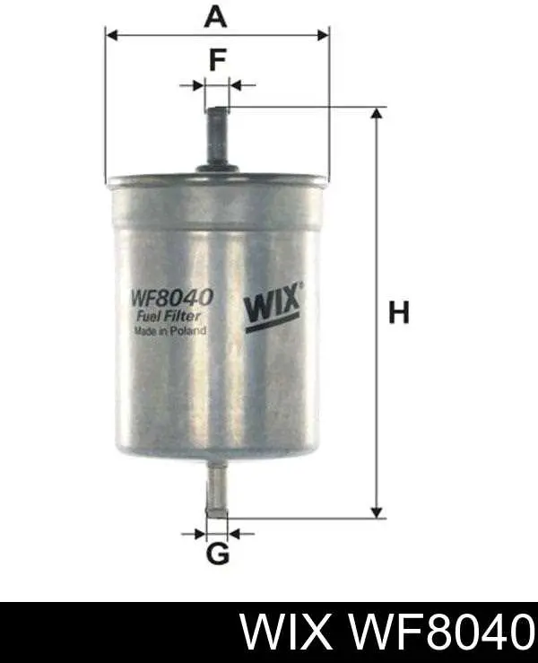 Do koszyka WF8040 WIX Filtr paliwa