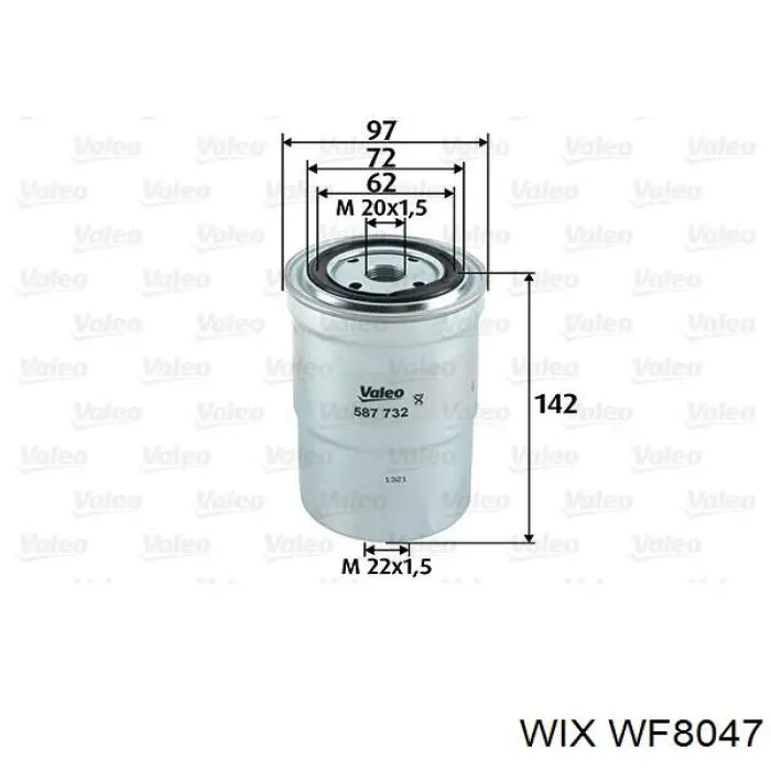 Do koszyka WF8047 WIX Filtr paliwa