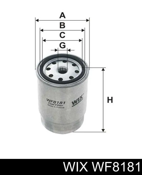 Do koszyka WF8181 WIX Filtr paliwa