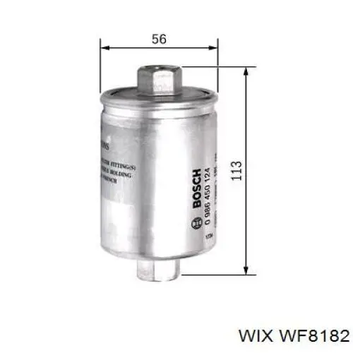 Filtr paliwa WIX WF8182 cena, od 8,78 USD