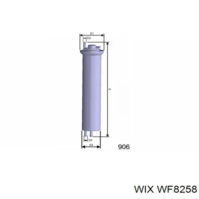 Do koszyka WF8258 WIX Filtr paliwa