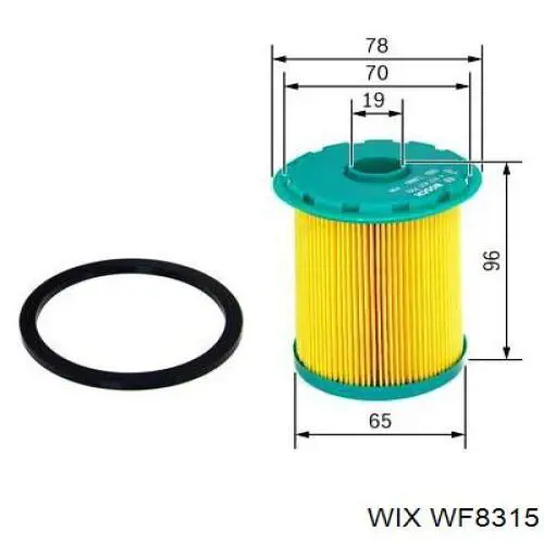 Do koszyka WF8315 WIX Filtr paliwa