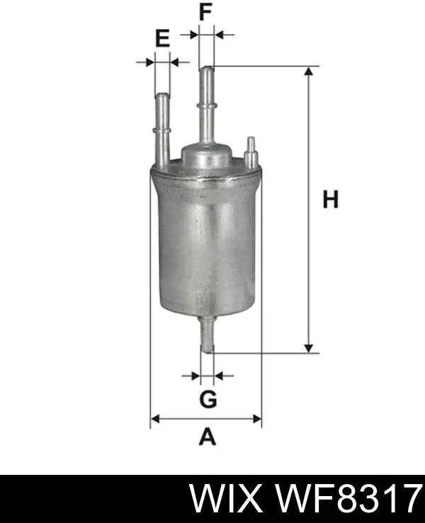 Filtr paliwa WIX WF8317 cena, od 29,92 USD