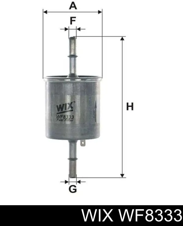 Filtr paliwa WIX WF8333 cena, od 8,98 USD