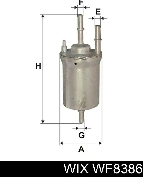Do koszyka WF8386 WIX Filtr paliwa