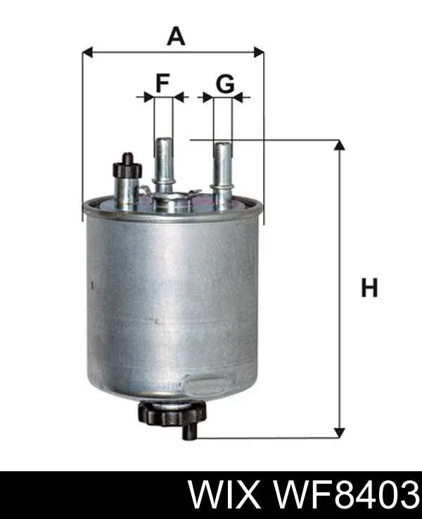 Do koszyka WF8403 WIX Filtr paliwa