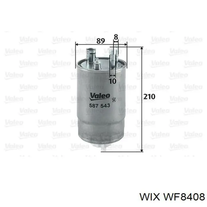 Do koszyka WF8408 WIX Filtr paliwa