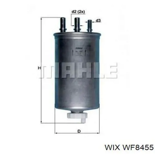 Filtr paliwa WIX WF8455 cena, od 19,32 USD