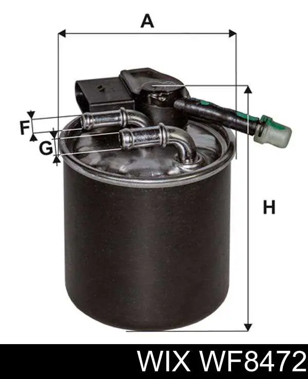 Filtr paliwa WIX WF8472 cena, od 58,14 USD