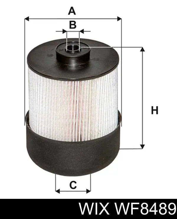 WF8489 WIX filtr paliwa
