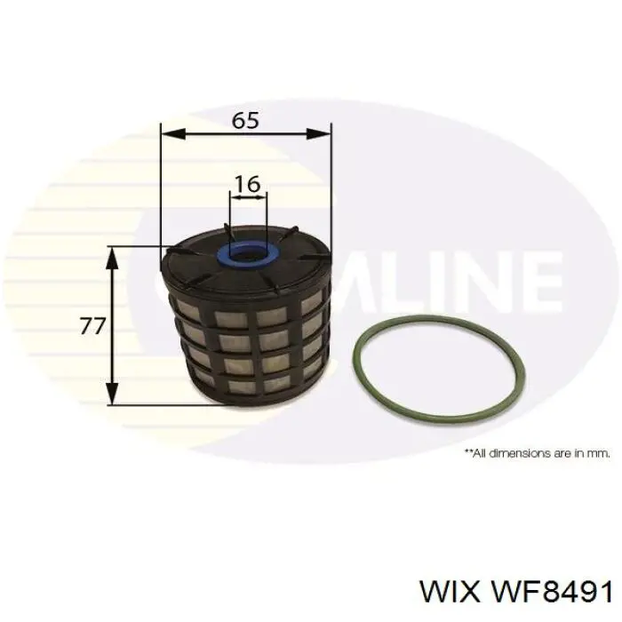 Filtr paliwa WIX WF8491 cena, od 23,71 USD