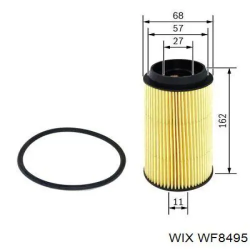 WF8495 WIX filtr paliwa