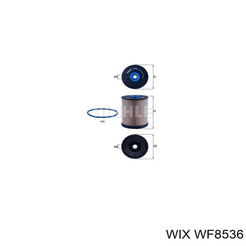 WF8536 WIX Filtr paliwa
