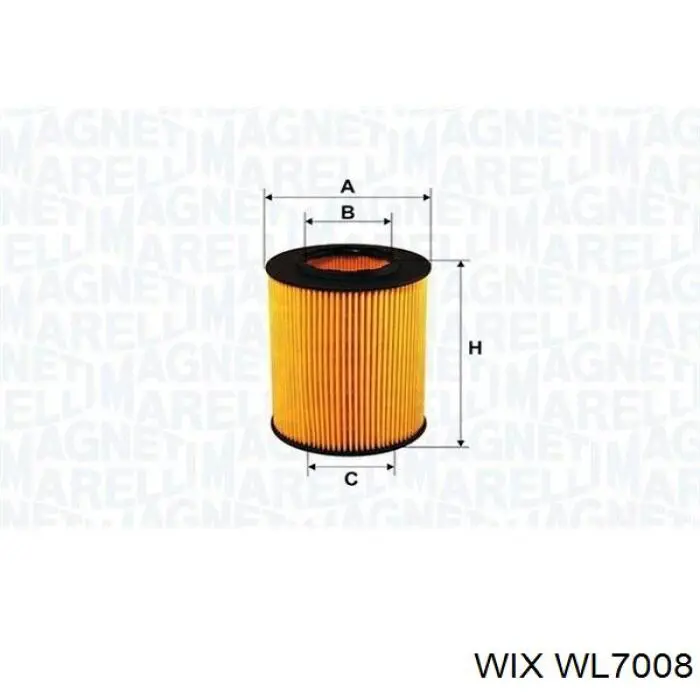 Do koszyka WL7008 WIX Filtr oleju