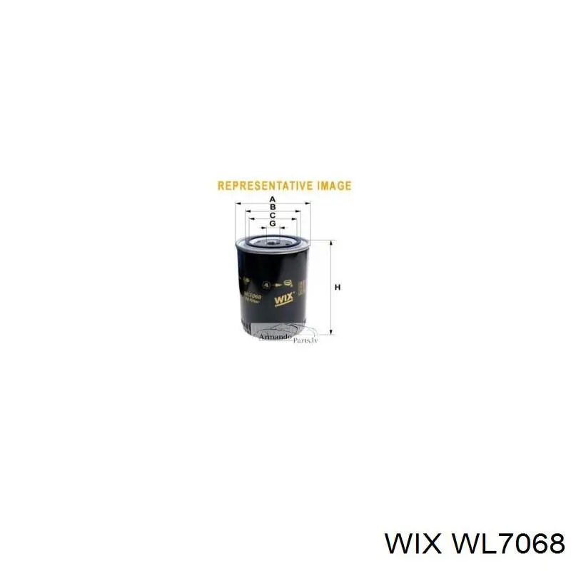 Do koszyka WL7068 WIX Filtr oleju