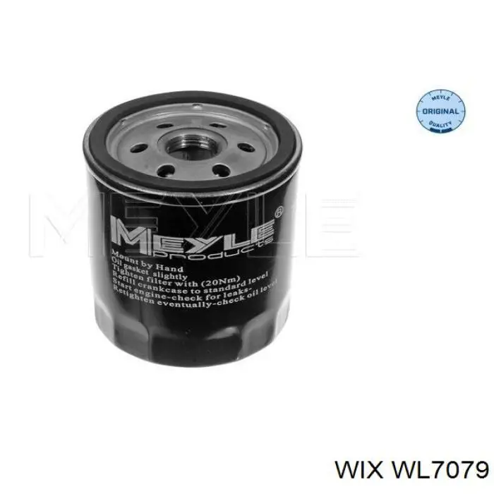 Do koszyka WL7079 WIX Filtr oleju